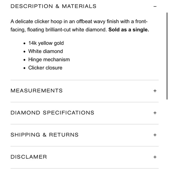 Pamela Love 8mm Diamond Clicker - Picture 6 of 7